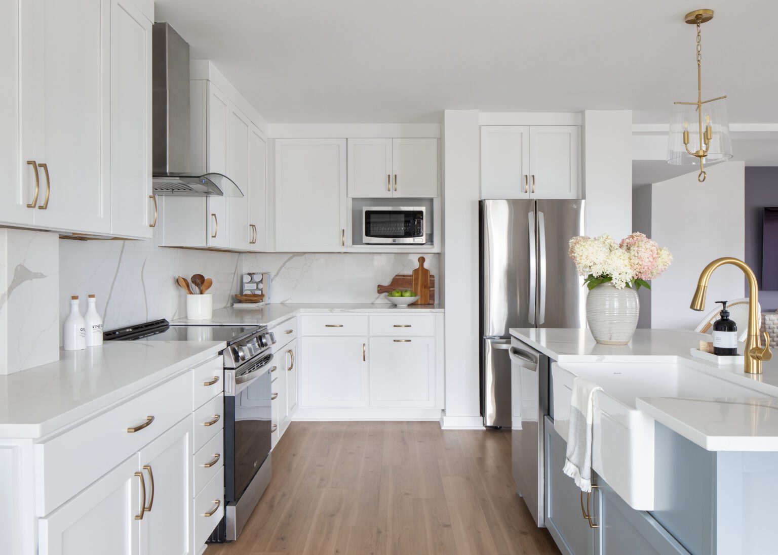 Transitional Contemporary Kitchen Remodel by Boardwalk Builders Inc project photo 2